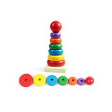 Wooden Rainbow Tower 7 pcs