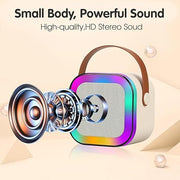 K12 Mini Karaoke Toy Speaker with Wireless Dual Microphone