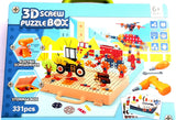 Activity Toy: 3D Screw Puzzle Box: 331 Pcs