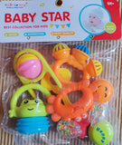 Rattle: Star Baby Rattle 6 Pcs